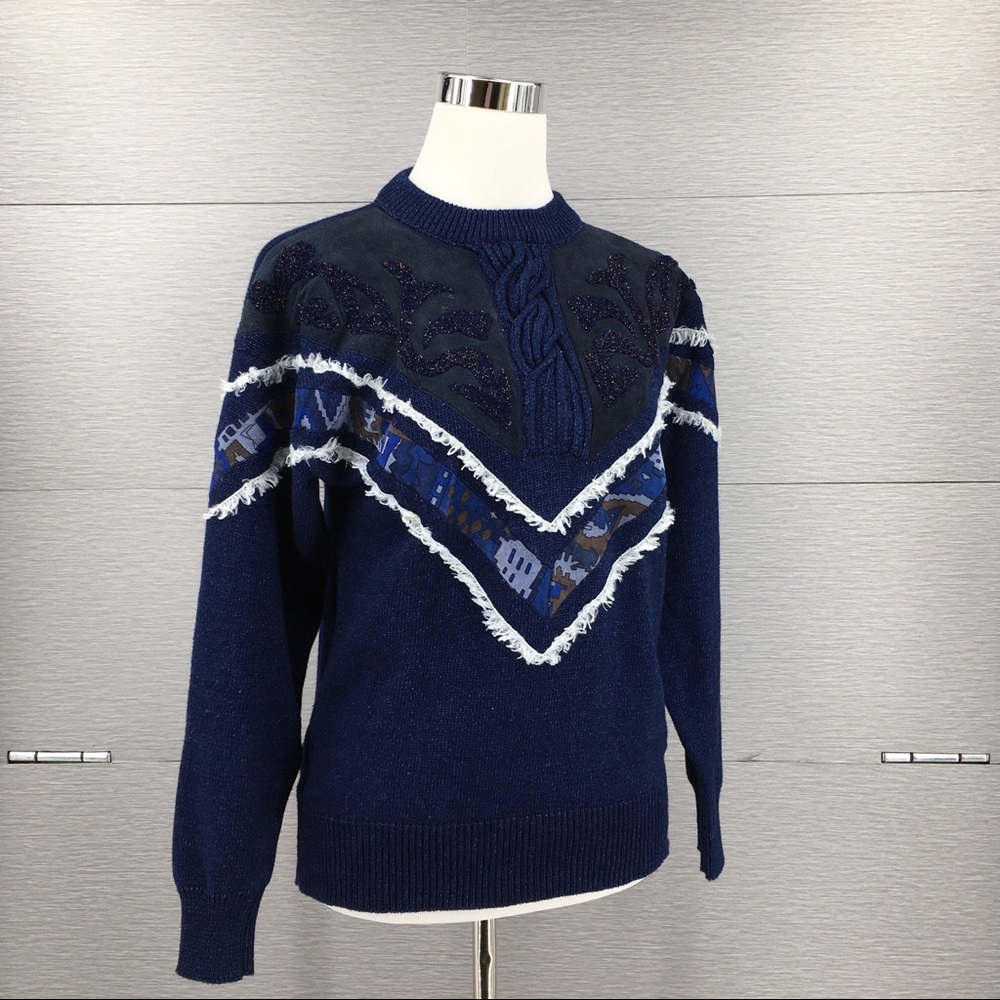 Vintage Pioneer Wear Women’s Sweater Size Medium - Picture 2 of 7